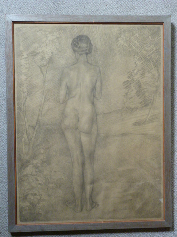 H.F. Boot - tekening - Staand naakt kopen? Bied vanaf 125!