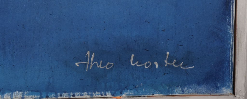 Theo Koster: Olieverf op doek, Crossing borders - Ingelijst kopen? Bied vanaf 250!