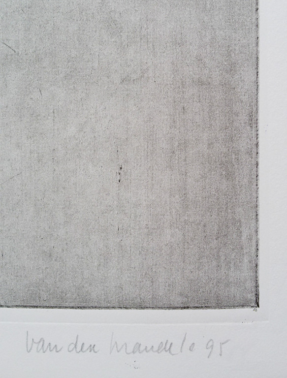 Anneke van der Mandele - In the air spirit, aquatint ets kopen? Bied vanaf 75!