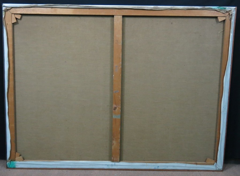 Lambertus de Jong: Olieverf op doek, Zonder titel - Ingelijst kopen? Bied vanaf 100!