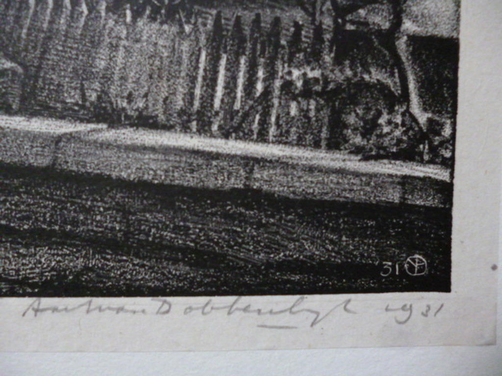 Aart van Dobbenburgh - litho - Fabriek bij Monschau- Eifel kopen? Bied vanaf 40!