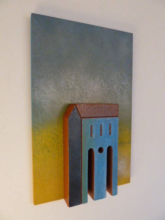 Stenen relief (wand), Mediterraans aanzicht verkocht voor € 36!