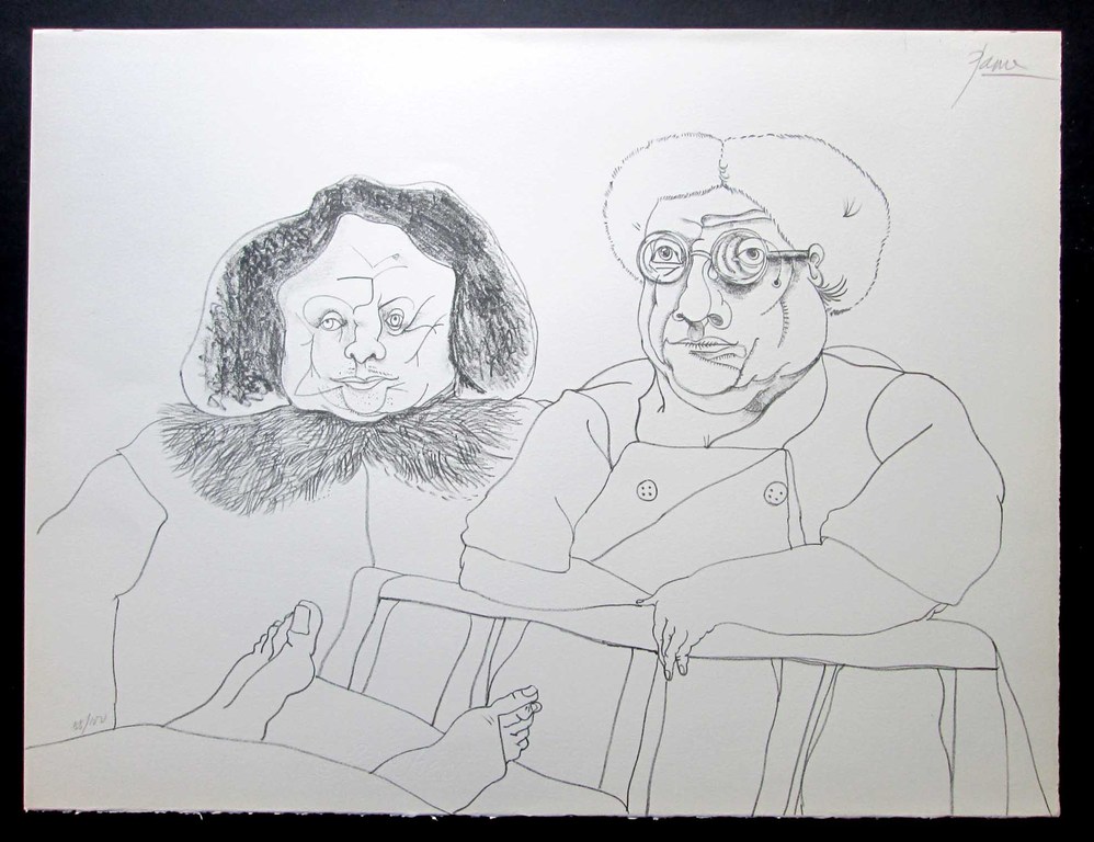 Peter Paone - My Father - Lithografie nr. 4 1969 - handgesigneerd en genummerd verkocht voor € 49!