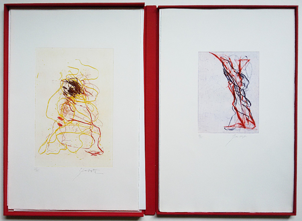 Ger Lataster en Bert Schierbeek - Een gat in het geluid, 10 etsen en gedichten kopen? Bied vanaf 750!