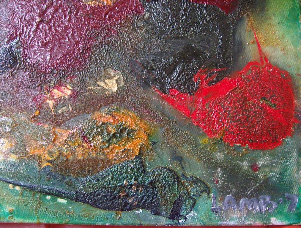 Matt Lamb, abstract topwerk! kopen? Bied vanaf 700!