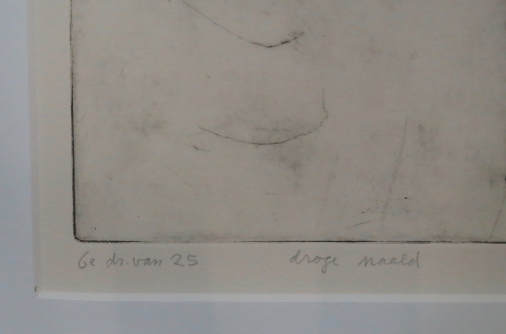 Hanny Ramaer: Ets, Dierlijk -Ingelijst kopen? Bied vanaf 35!