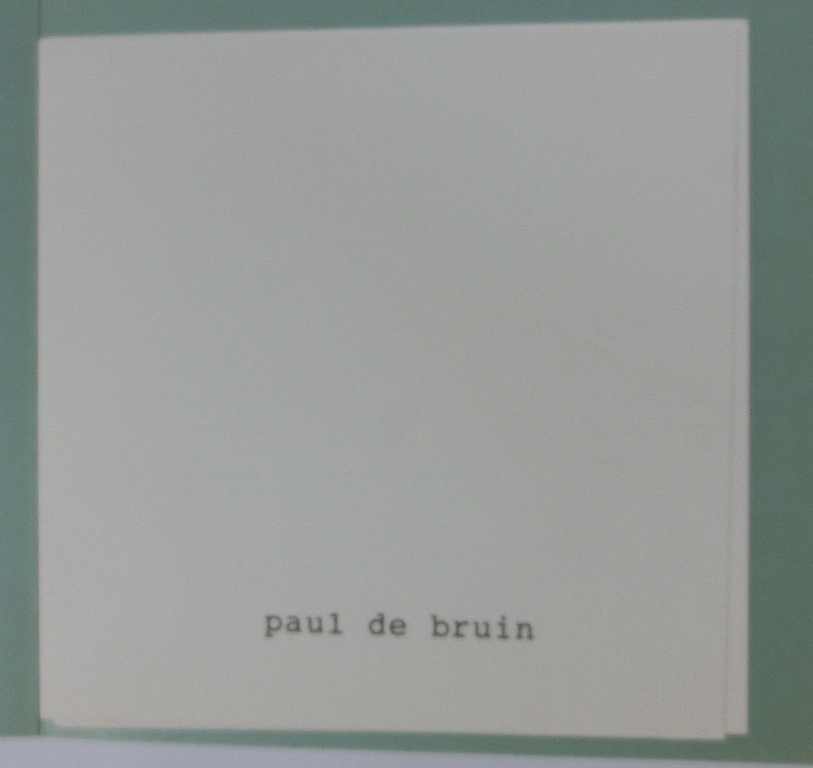 PAUL DE BRUIN, WERKPLAATS DE BANGE DUIVEL, LEIDEN kopen? Bied vanaf 85!