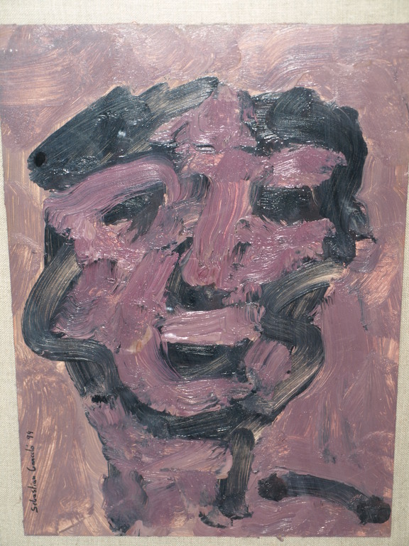 Sebastian Canceló - Olieverf op papier – Gesigneerd – 1994 – 40 x 50 cm kopen? Bied vanaf 15!