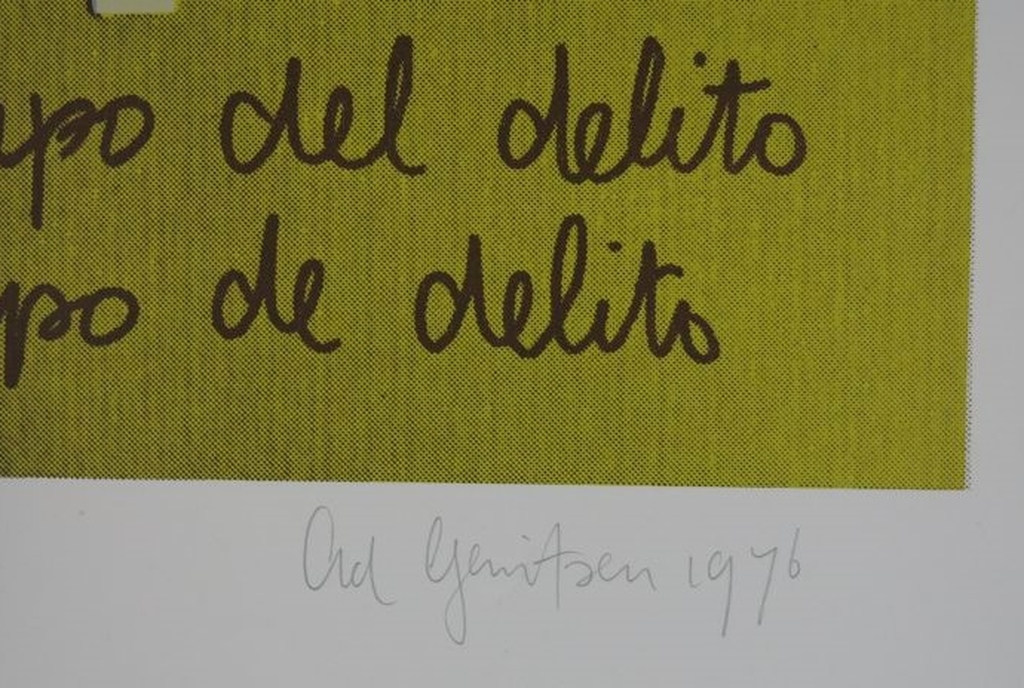 Ad Gerritsen: Zeefdruk, The Body of the Crime kopen? Bied vanaf 1!