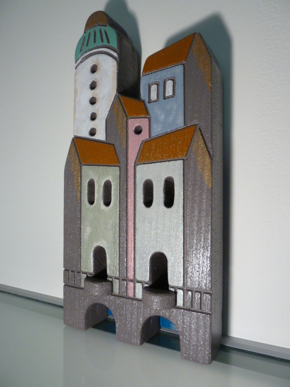 Stenen relief (staand of aan wand), Stads/dorpsgezicht Italy kopen? Bied vanaf 1!