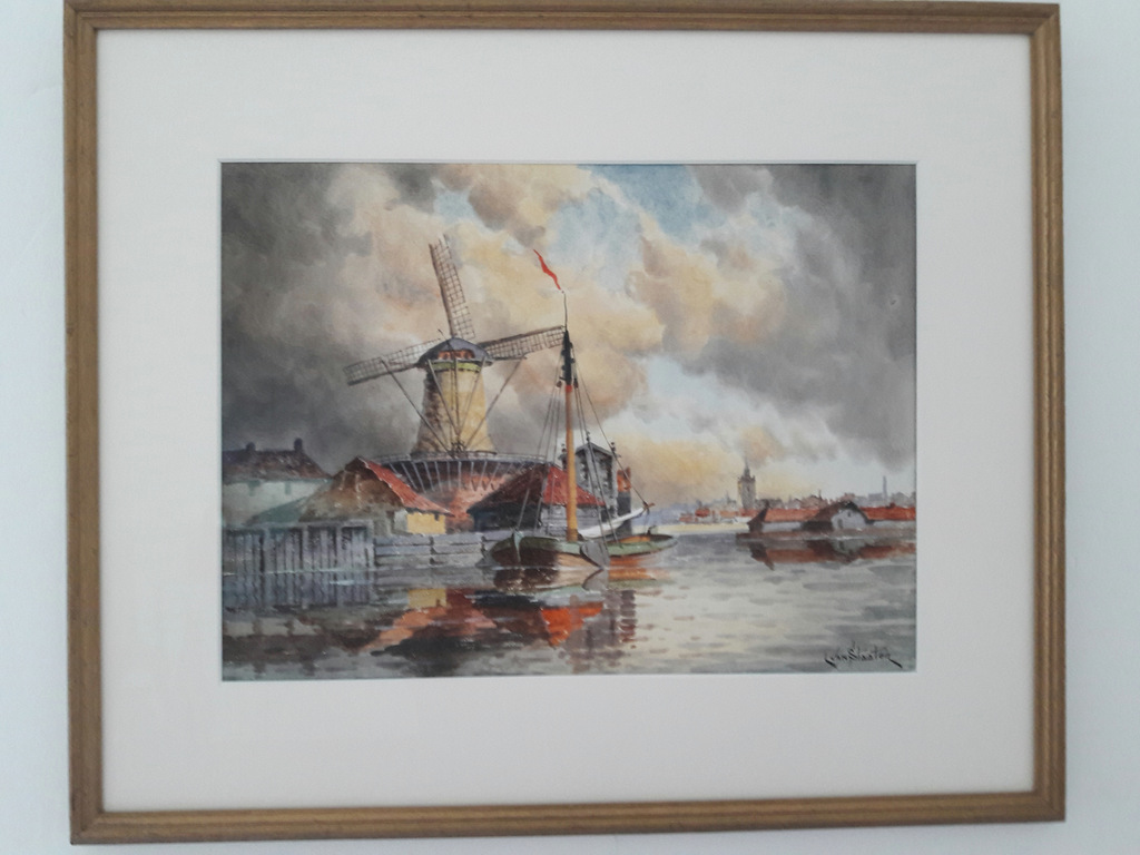 Hermanus jr. Koekkoek (L. Van Staaten). 1836-1909, aquarel, gezicht op Haarlem kopen? Bied vanaf 395!