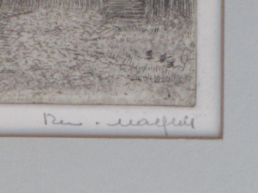 Romain Malfliet, Oud Hoefje in de winter, Ets kopen? Bied vanaf 25!