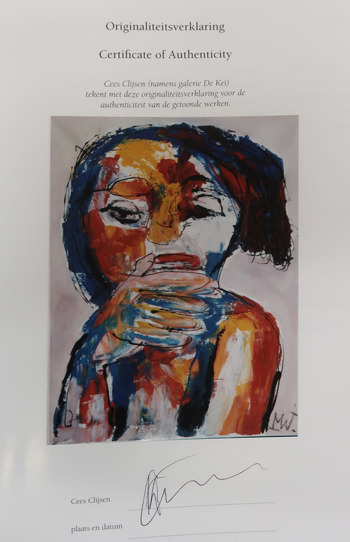 Martin van Wordragen: Olieverf op doek, Genieten - Ingelijst kopen? Bied vanaf 650!