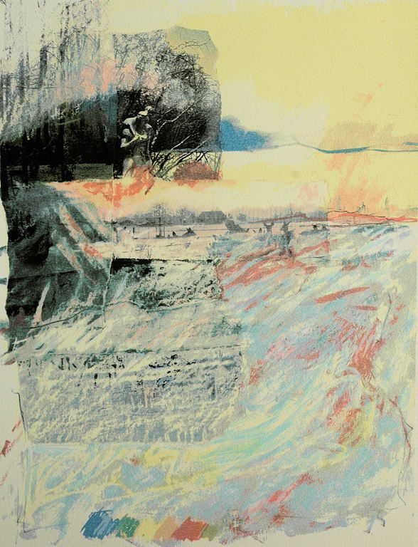 Annemiki Bok - Winter - gesigneerde zeefdruk - 1992 kopen? Bied vanaf 35!
