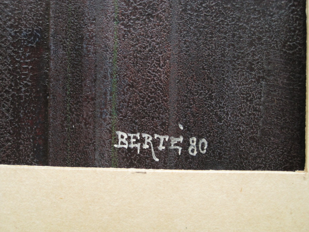 Weergaloos mooi Italiaans Surrealistisch Olieverf "Vrouw en Vis" gesigneerd  kopen? Bied vanaf 1!