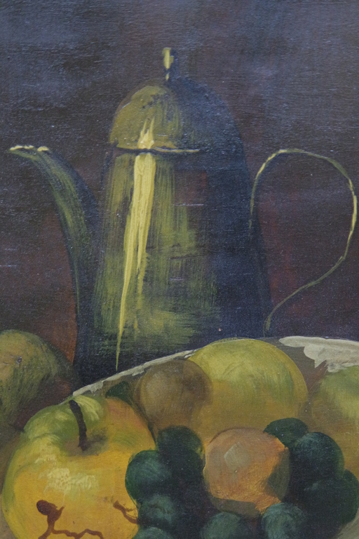 Onbekende kunstenaar (20e eeuw) - olieverf op paneel - stilleven kopen? Bied vanaf 70!