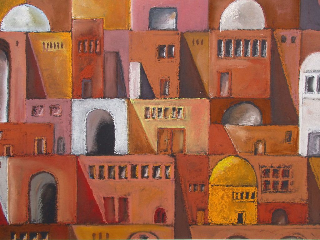 Onbekende kunstenaar: Pastel, Zonder titel verkocht voor € 45!