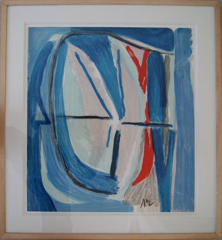 Bram van Velde grote kleuren litho uit 1981. kopen? Bied vanaf 450!