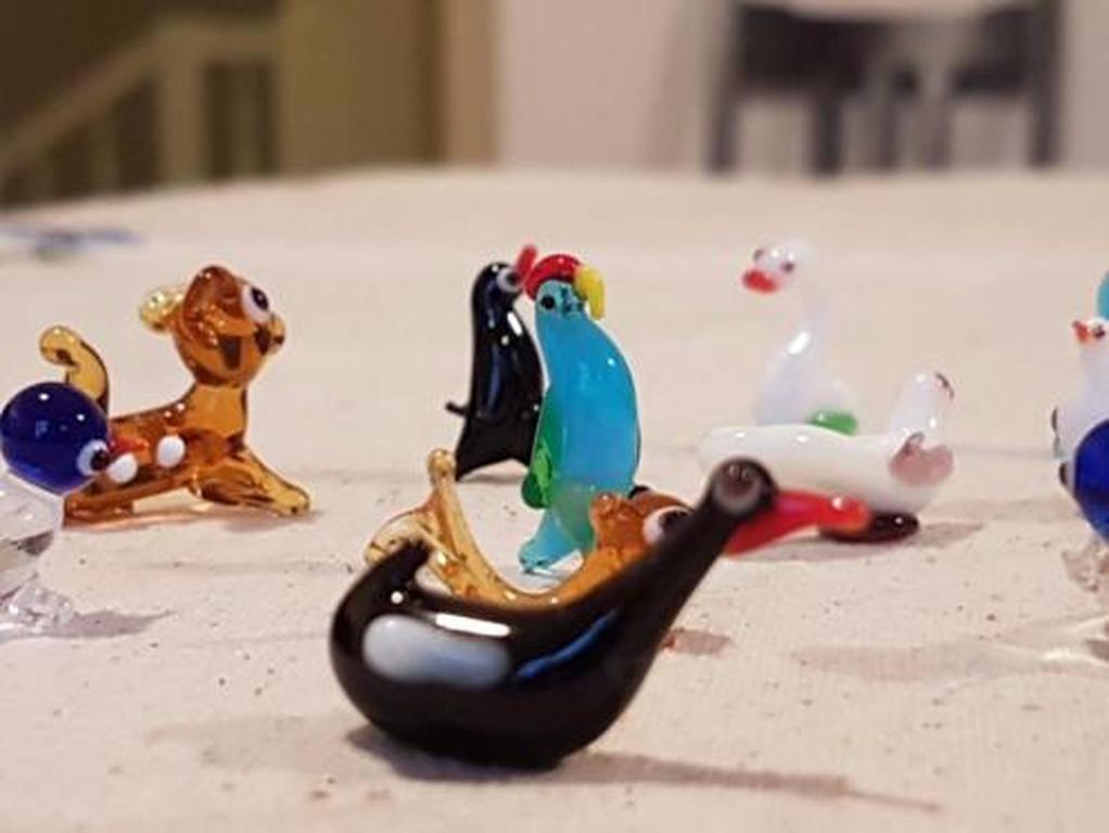 Murano zoo miniature glas anno 1945/50 set van 20 pz assorted kopen? Bied vanaf 2!