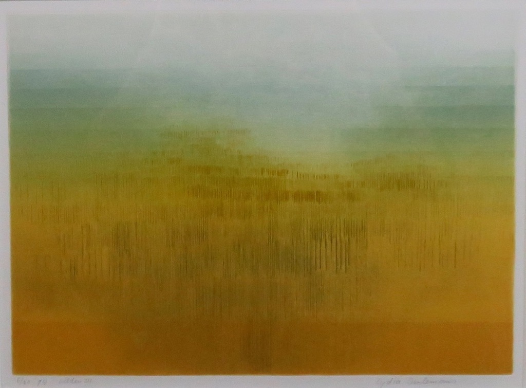 Lydia Oerlemans: Ets, Velden III - Ingelijst kopen? Bied vanaf 50!