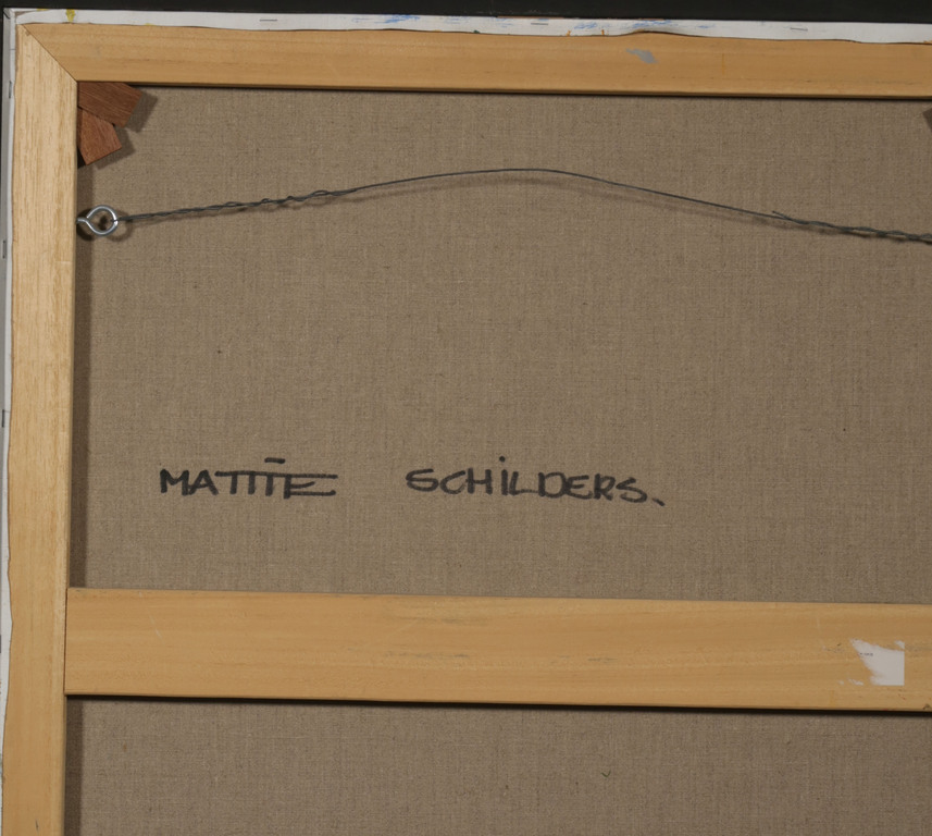Mattie Schilders: Acryl op doek, Z.T. - Ingelijst kopen? Bied vanaf 200!