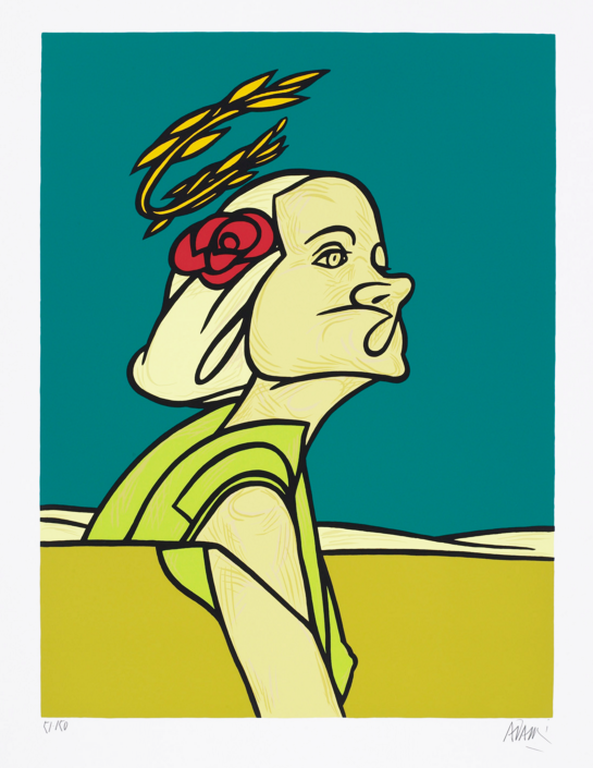 Valerio Adami: Zeefdruk, Dialogue dans le paysage I kopen? Bied vanaf 100!