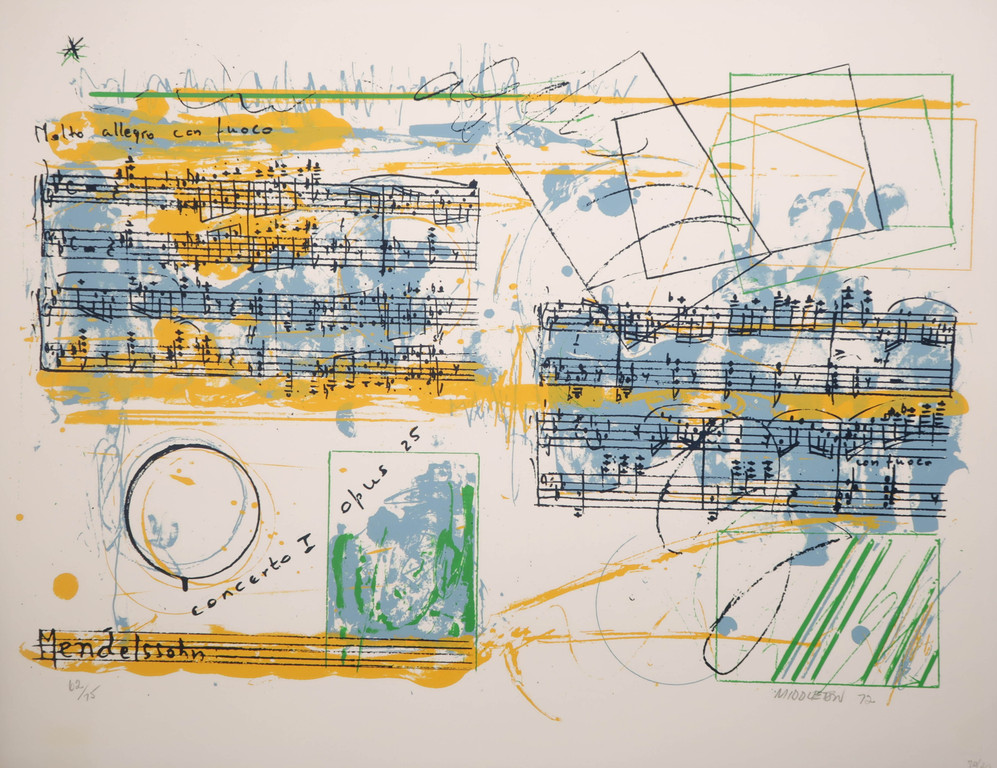 Sam Middleton: Zeefdruk, Mendelssohn concerto I opus 25 kopen? Bied vanaf 35!