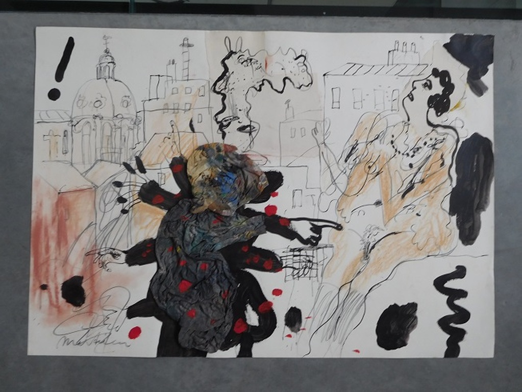 Anton Martineau, Groot werk op papier, Gemengde techniek kopen? Bied vanaf 350!