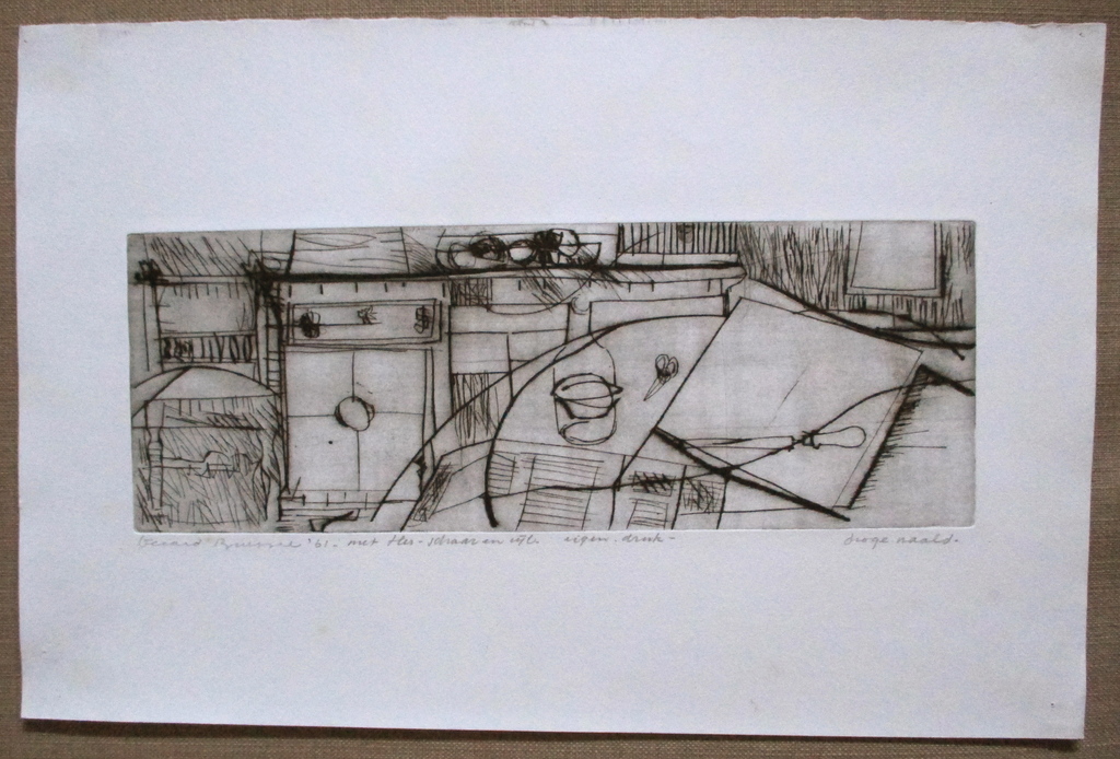 Gerard Brussee, ets  kopen? Bied vanaf 20!