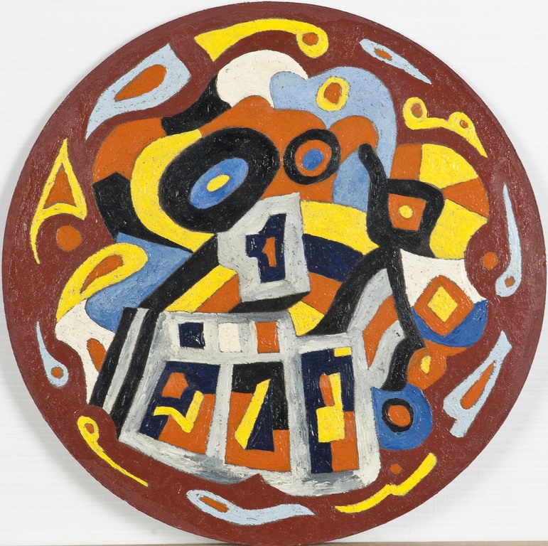 Jan van Hest, 4Dimensionaal / 1984, Olieverf op board kopen? Bied vanaf 95!
