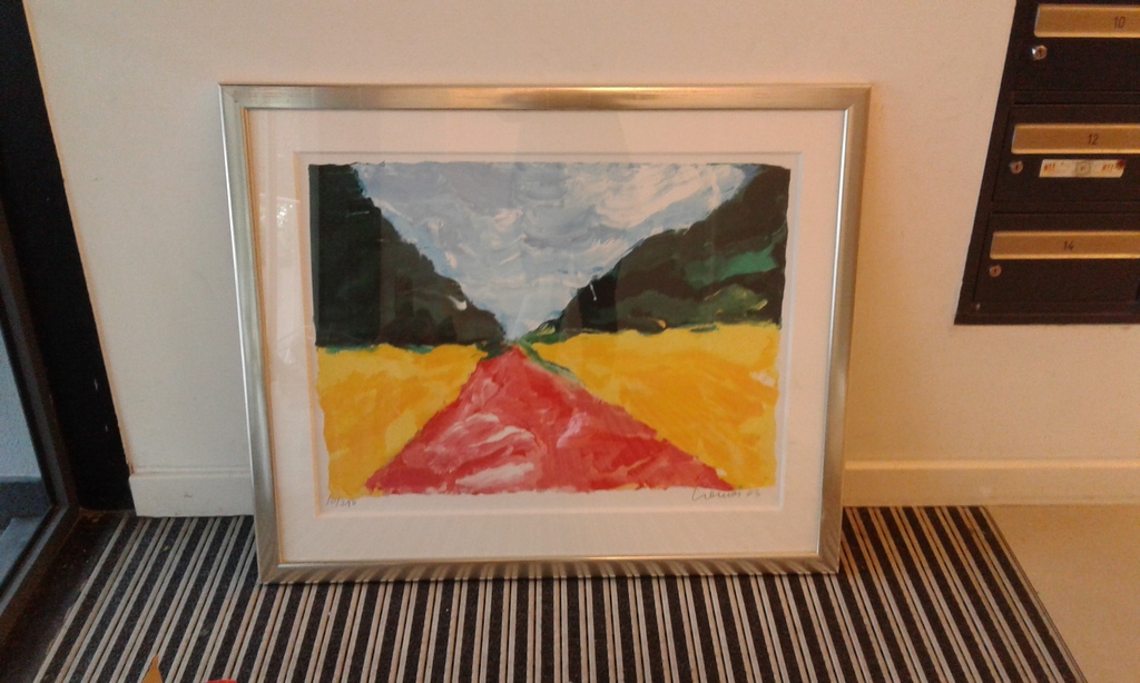 Jan Cremer, grafiek kleur Terra Umbra 1 kopen? Bied vanaf 200!