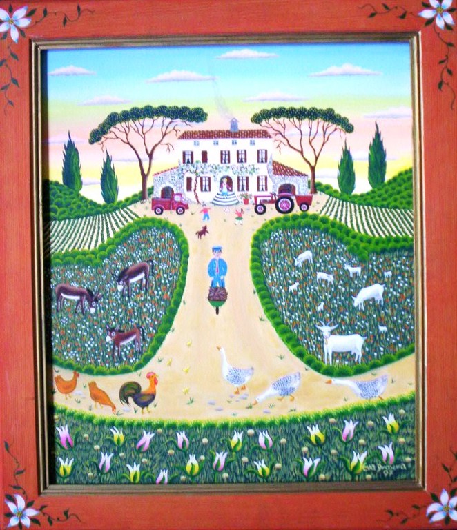 Eva Drossera Weisse - Eva Drosera Weisse.Berlijn 1928. Landleven.Naieve kunst. kopen? Bied vanaf 495!