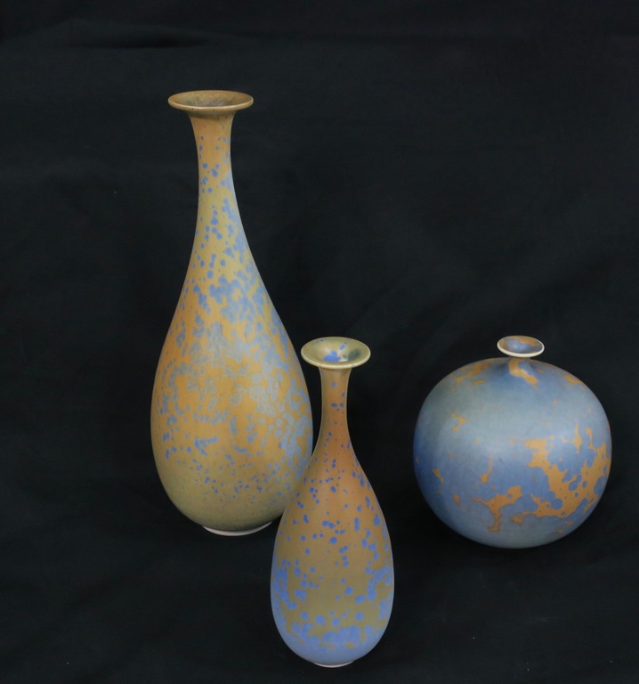 Hein Severijns: Set van 3 decoratieve keramieke vazen kopen? Bied vanaf 250!