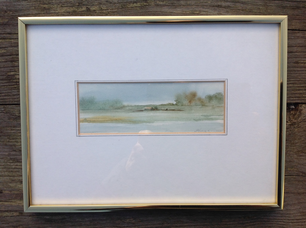 Dick Haakman: aquarel kopen? Bied vanaf 25!