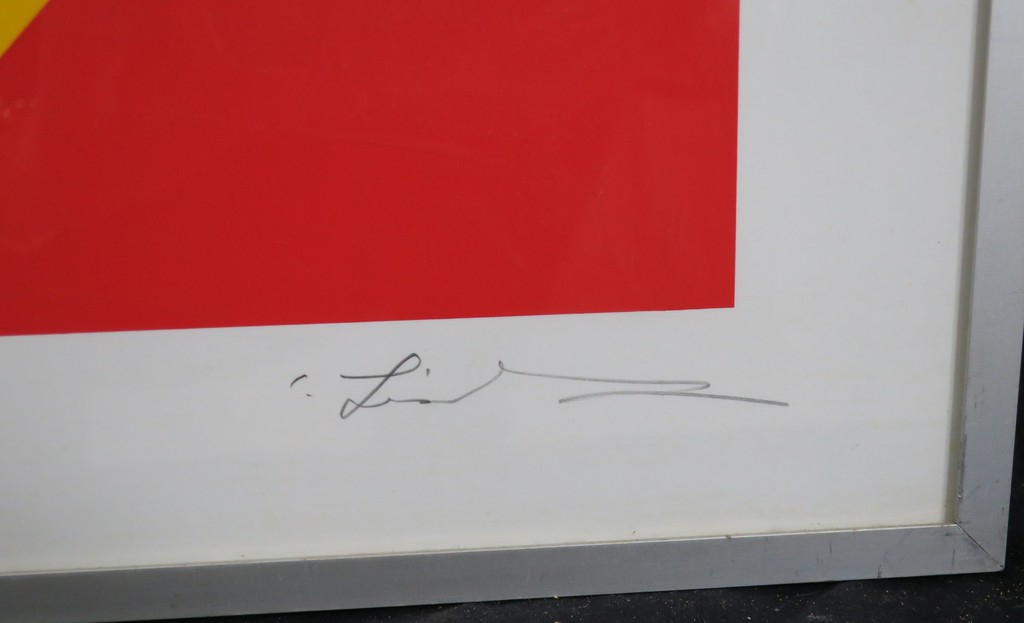 Cyril Lixenberg: Zeefdruk, Z.T. - Ingelijst kopen? Bied vanaf 1!