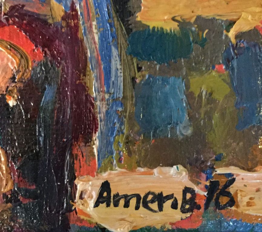 Amer Bader: vrouw; olie op canvas kopen? Bied vanaf 95!