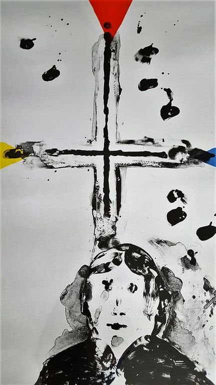 Jef Diederen: kleurenlitho, Mooi Hoofd kopen? Bied vanaf 1!