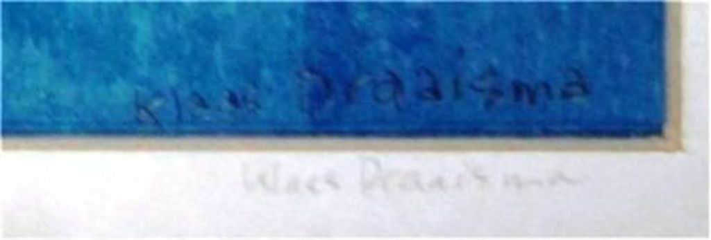 Klaas Draaisma-Etude-Acryl op papier-Gesigneerd kopen? Bied vanaf 75!