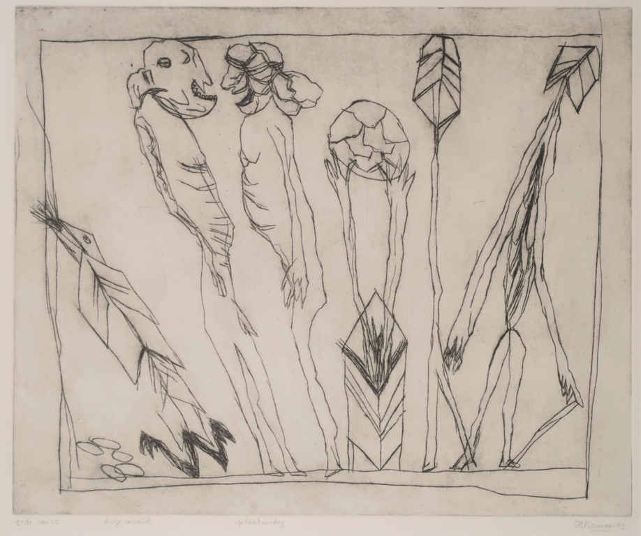 Hanny Ramaer: Droge Naald, Plantaardig - Ingelijst kopen? Bied vanaf 1!