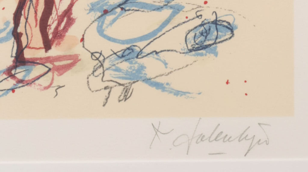 Kees Salentijn: Zeefdruk, Vestidos III - Ingelijst kopen? Bied vanaf 40!