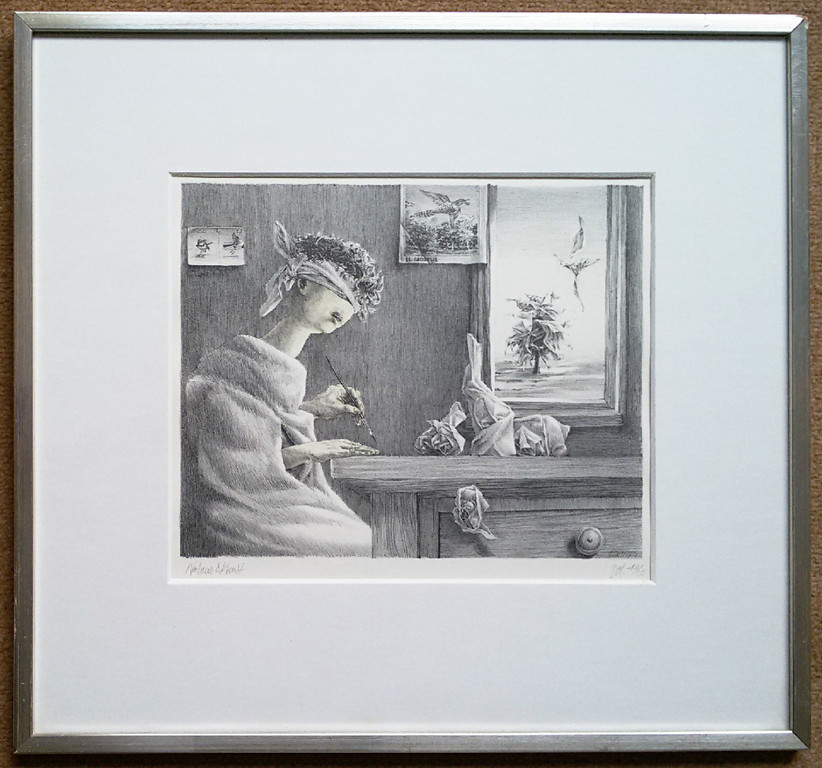 Peter Vos - Natuur & Kunst, litho (mooi ingelijst) kopen? Bied vanaf 95!