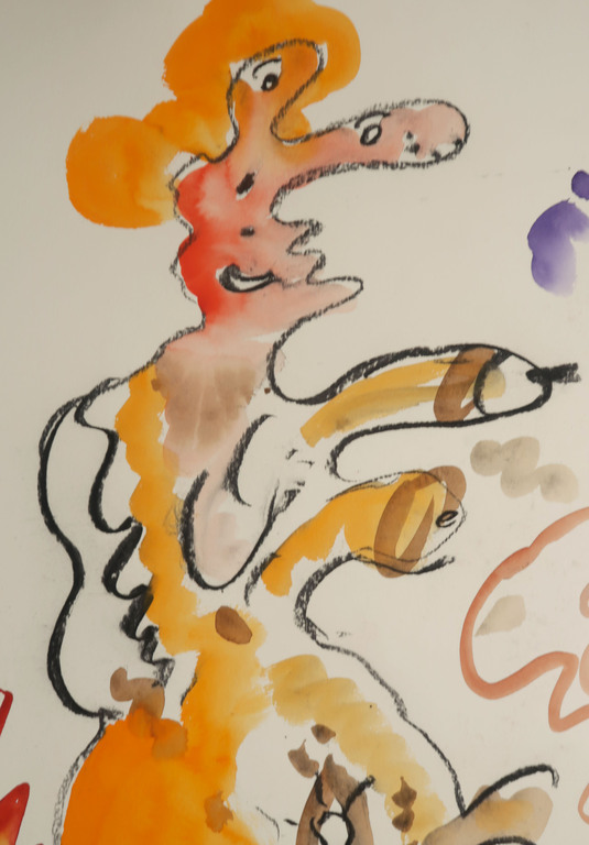 Anton Martineau: Aquarel en Krijt, Fantasiefiguren (Groot) kopen? Bied vanaf 100!