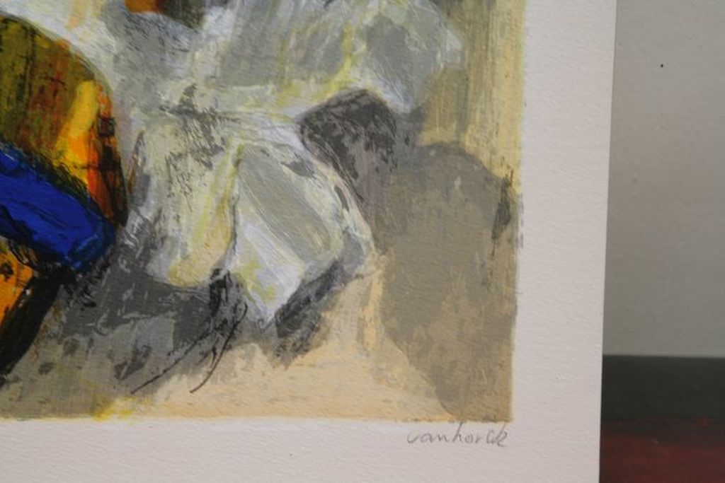 HANS VANHORCK Zeefdruk PERCEPTION INGELIJST kopen? Bied vanaf 110!