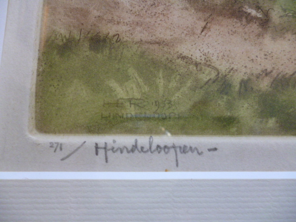 H.E.Roodenburg - kleurenets - Hindeloopen kopen? Bied vanaf 80!
