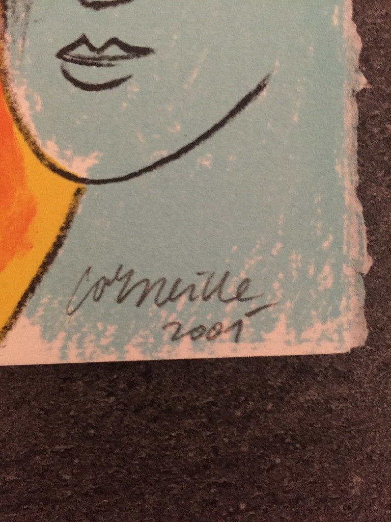 CORNEILLE  COBRAzeefdruk/Litho 2001 , 2002 Kerst Kaart kopen? Bied vanaf 15!