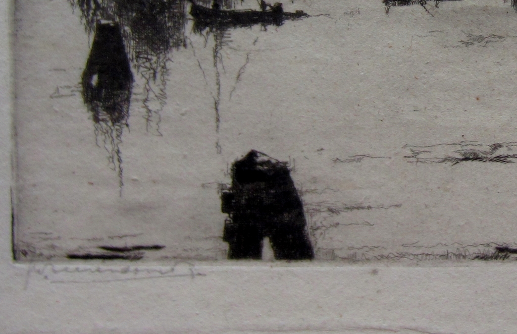 Theo Beerendonk (1905-1979) - ets haven (mogelijk Antwerpen) kopen? Bied vanaf 40!