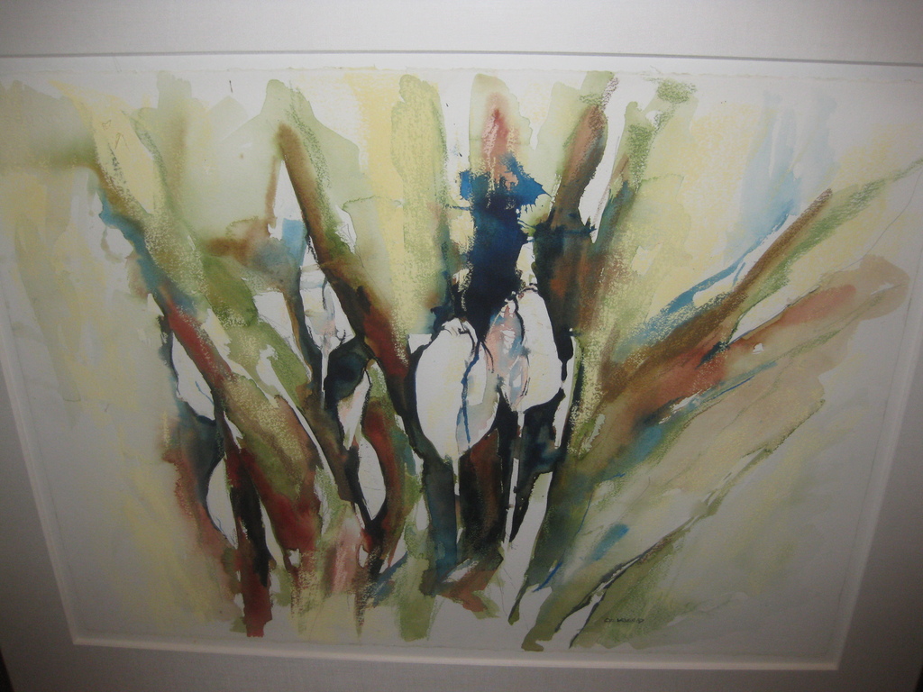 Aquarel met bloemen - Paul de Vries 57x76 cm verkocht voor € 155!