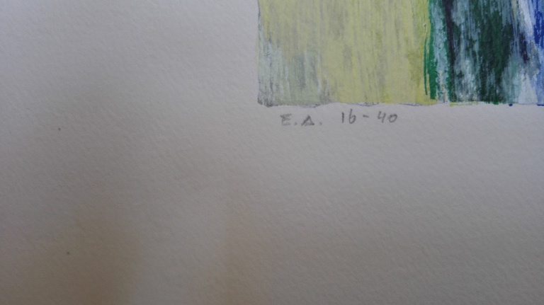 Mattie Schilders, zeefdruk op papier, Titel:  kopen? Bied vanaf 30!