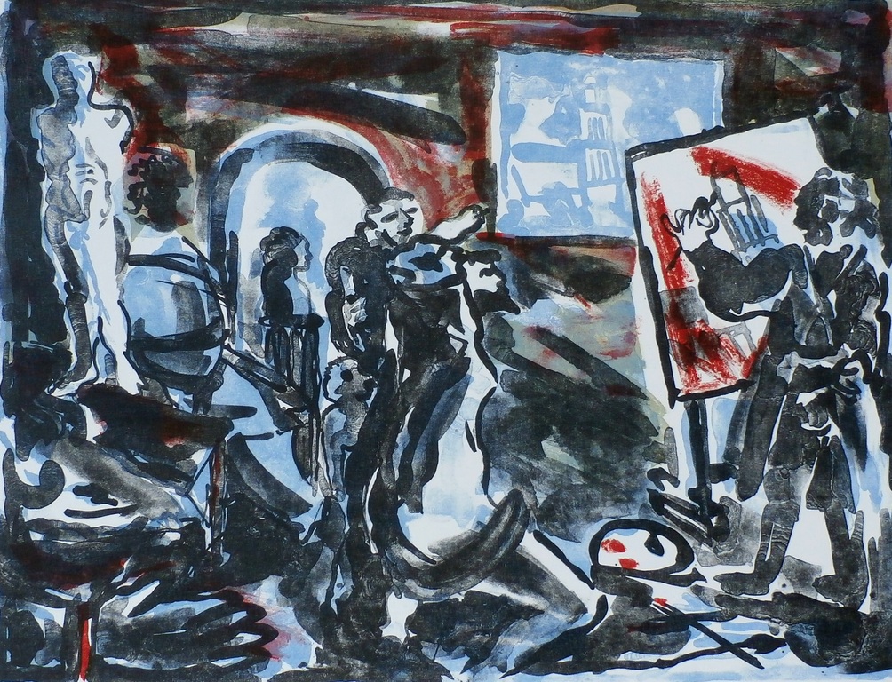 Hermien van Herpt - Litho: geen Laocoön voor mij - 1992 verkocht voor € 35!