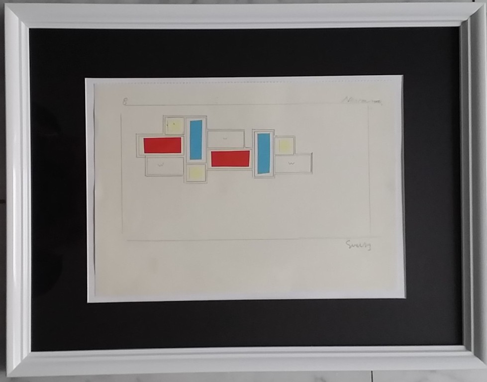 Siep van den Berg collage / inkttekening verkocht voor € 75!